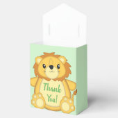 Ballotins Lion Baby shower vert (Ouvert)