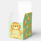 Ballotins Lion Baby shower vert (Ouvert)