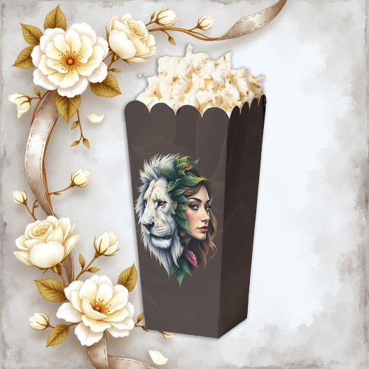 Ballotins Lion blanc et femme