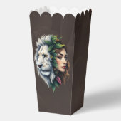 Ballotins Lion blanc et femme (Recto)
