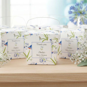 Ballotins Lis africain avec mère et bébé oiseau bleu