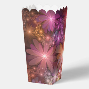 Ballotins Lit De Fleurs Coloré Brillant Art Fractal Abstrait