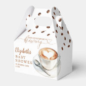 Ballotins Little Bean Is Brewing Coffee Theme Baby Shower (Verso)