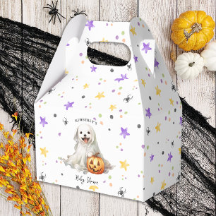 Ballotins Little Boo Cute Halloween Baby shower d'aquarelle