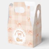 Ballotins Little cutie Pie 1er anniversaire en vichy Merci (Ouvert)