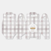 Ballotins Little Cutie Pie Thanksgiving Baby shower blanc (Déplié)