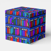 Ballotins Little Library Book Shelts Blue Cube (Arrière)