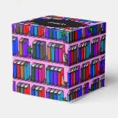 Ballotins Little Library Book Shelts Pink Heart (Arrière)