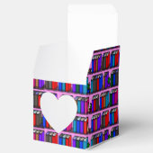 Ballotins Little Library Book Shelts Pink Heart (Ouvert)