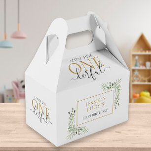 Ballotins Little Miss ONE derful Girl First Birthday mignonn