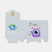 Ballotins Little Monster thème Anniversaire Fête Invité Fave (Déplié)