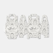 Ballotins Little Pearl Black Coquette Bow fête d'anniversair (Déplié)