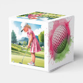 Ballotins Little Pro En rose : Anniversaire sur le vert (Arrière)