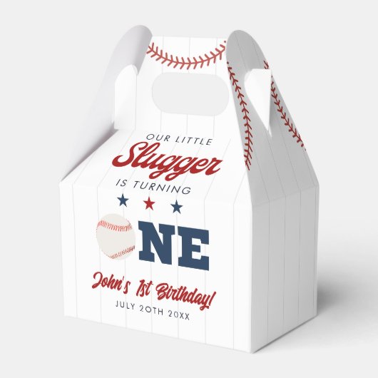 Ballotins Little Slugger Baseball 1st Birthday (Verso)