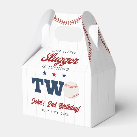 Ballotins Little Slugger Baseball 2nd Birthday (Verso)