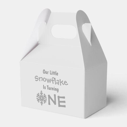 Ballotins Little Snowflake 1er anniversaire (Verso)