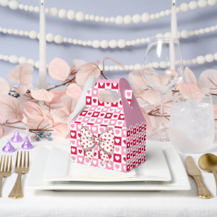 Ballotins Little Sweetheart Coeur de la Bow à damiers