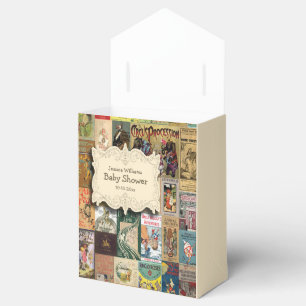 Ballotins Livres vintages Apportent Un Baby shower De Livre