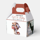 Ballotins Llama Fiesta Funny Caricature 1er anniversaire (Verso)