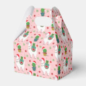 Ballotins Llamas et cactus Motif de Noël (Arrière)