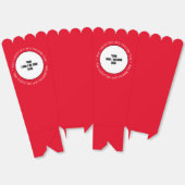 Ballotins Logo de l'entreprise personnalisée Code QR Texte B (Déplié)