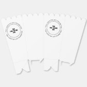 Ballotins Logo de l'entreprise personnalisée Code QR Texte B (Déplié)