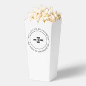 Ballotins Logo de l'entreprise personnalisée Code QR Texte B (Sauté)