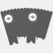 Ballotins Logo de l'entreprise personnalisée Code QR Texte G (Déplié)