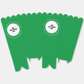 Ballotins Logo de l'entreprise personnalisée QR Code Texte G (Déplié)