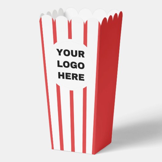 Ballotins Logo de l'entreprise Vidéo à rayures rouge et blan (Recto)