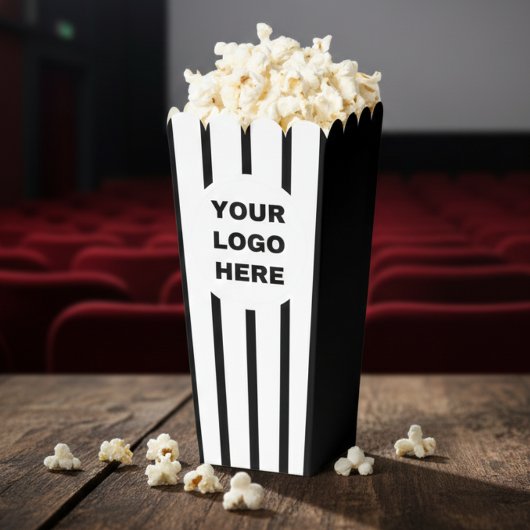 Ballotins Logo de l'entreprise Vidéo noir et blanc Popcorn