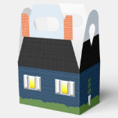 Ballotins Logo de Realtor Welcome Home Maison Navy (Ouvert)