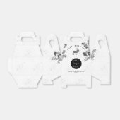 Ballotins Logo de vacances noir blanc rustique Noël Entrepri (Déplié)