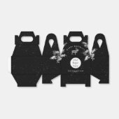 Ballotins Logo de vacances Rustique Noir et Blanc Noël Entre (Déplié)