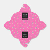 Ballotins Logo d'entreprise personnalisable Téléphone rose S (Déplié)