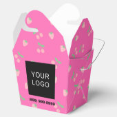 Ballotins Logo d'entreprise personnalisable Téléphone rose S (Ouvert)