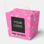 Ballotins Logo d'entreprise personnalisable Téléphone rose S (Arrière)