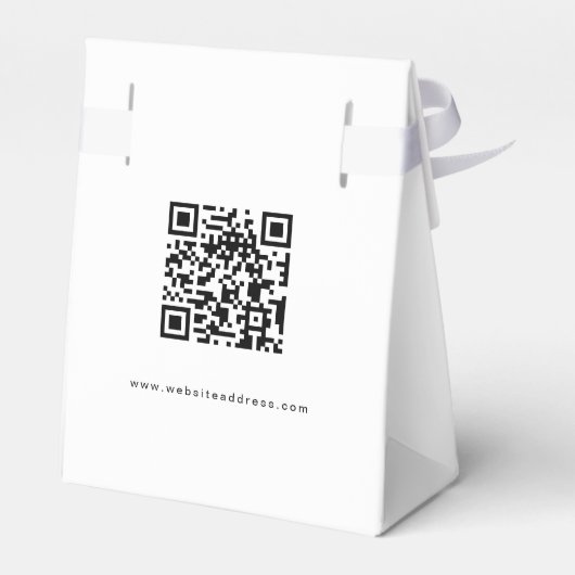 Ballotins Logo d'entreprise simple Code QR N'importe quelle  (Arrière)
