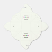 Ballotins Logo personnalisé Cadeau Ballotin avec nom site We (Déplié)