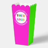 Ballotins Logo personnalisé et Zone de pop-corn texte Vos co (Recto)