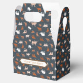 Ballotins Longhorns à motifs Gris foncé et orange brûlé (Ouvert)