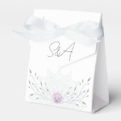 Ballotins Lotus simple feuille et rose avec Mariage Mandala (Verso)