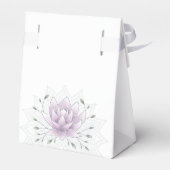 Ballotins Lotus simple feuille et rose avec Mariage Mandala (Arrière)