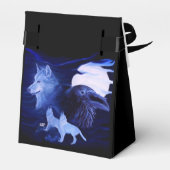 Ballotins Loup et corbeau avec pleine lune (Arrière)