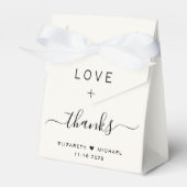 Ballotins Love And Thanks Cream Mariage (Verso)