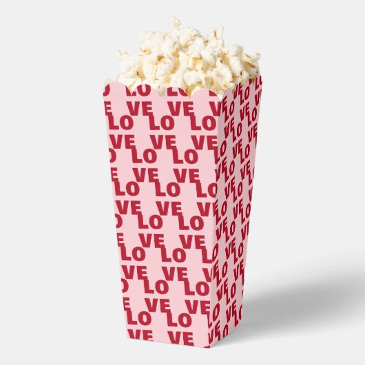 Ballotins Love Bold Typography Pink & Red Party (Sauté)