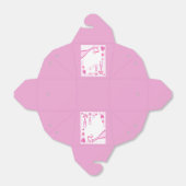 Ballotins Love Champagne&Hearts Ballotin de prise rose pâle (Déplié)