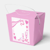 Ballotins Love Champagne&Hearts Ballotin de prise rose pâle (Arrière)