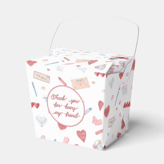 Ballotins Love Letter Love Notes de l'amour Valentines Party (Verso)