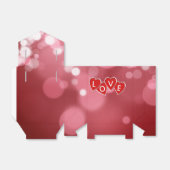 Ballotins Love Lettering Red Hearts (Déplié)